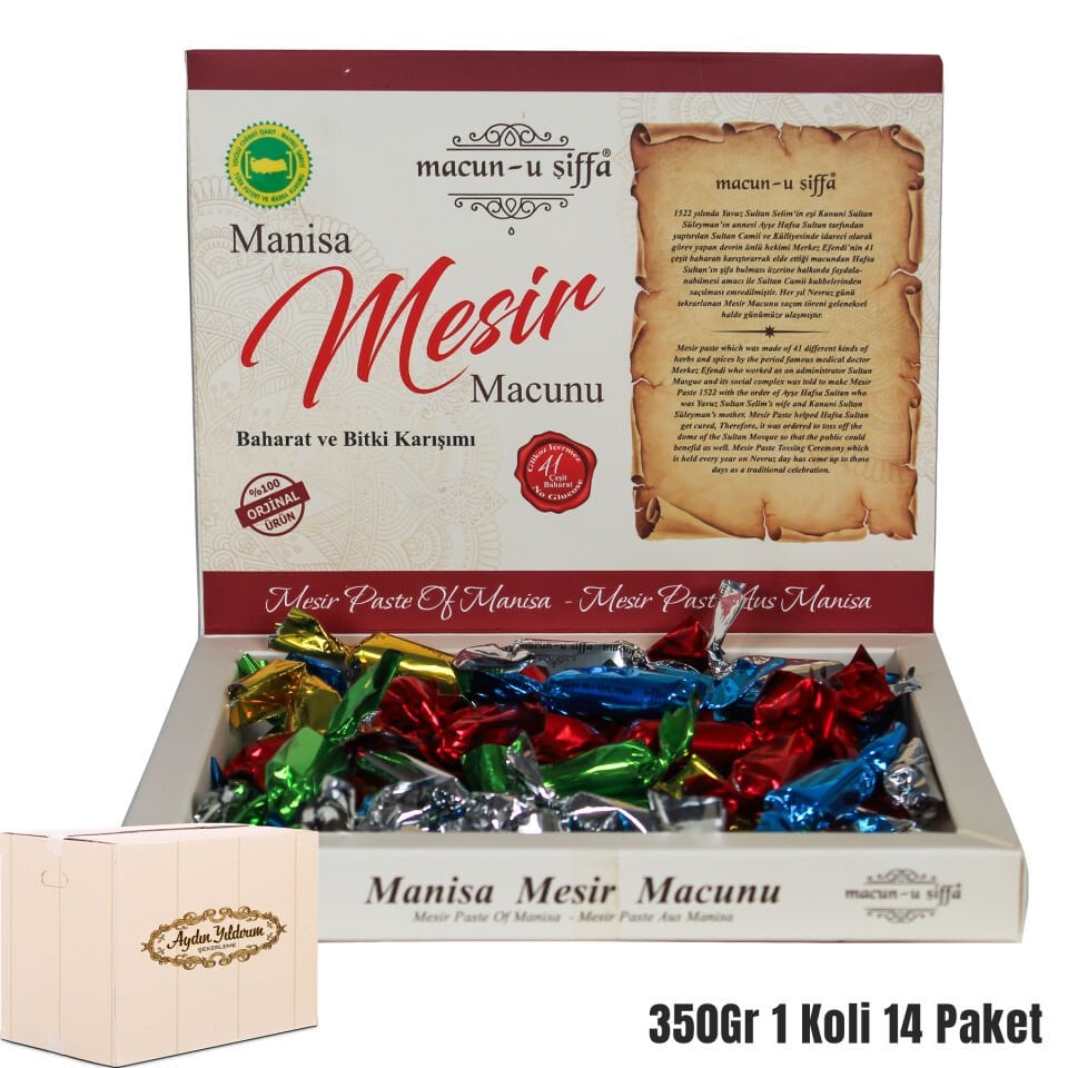 Manisa Mesir Macunu Special 350 Gr Koli – Coğrafi İşaretli, Toptan Satış | Macun-u Şiffa